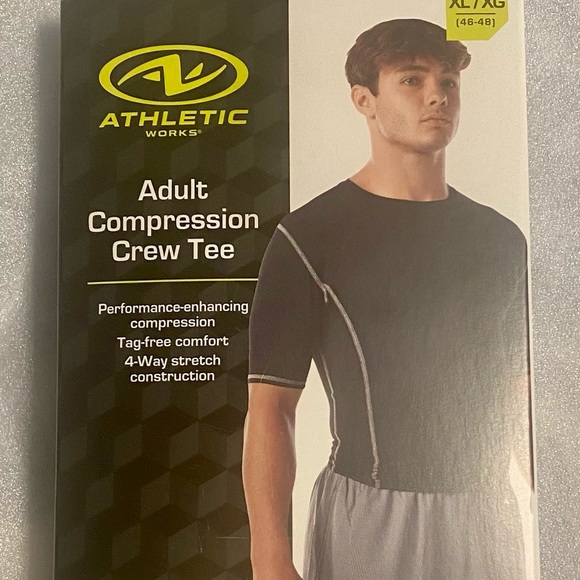 Athletic Works Adult Compression Tee XL - Picture 1 of 2